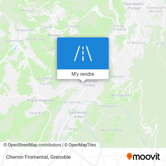 Chemin Fromental plan