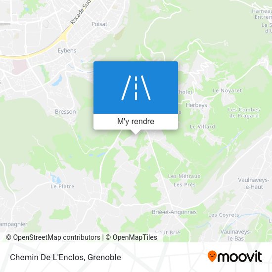 Chemin De L'Enclos plan