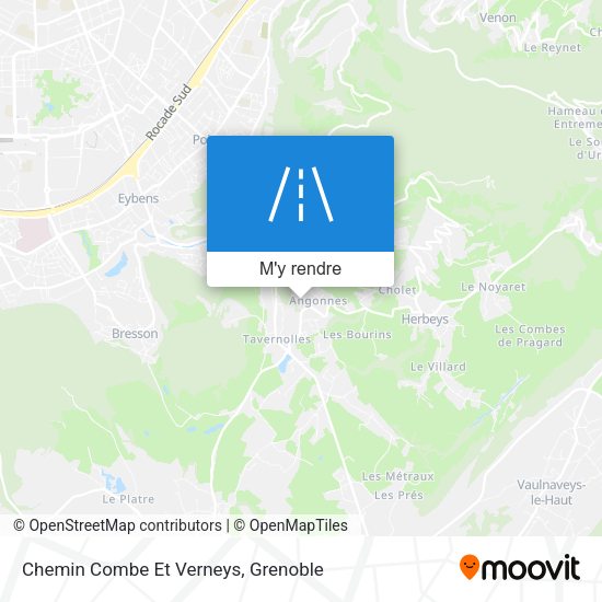 Chemin Combe Et Verneys plan
