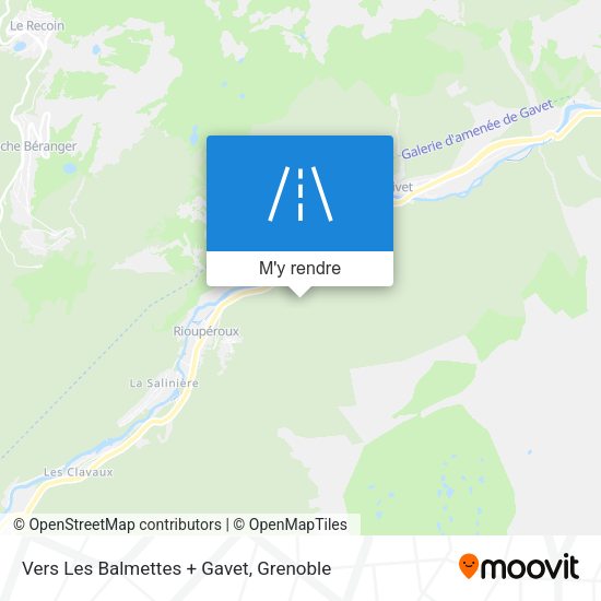 Vers Les Balmettes + Gavet plan