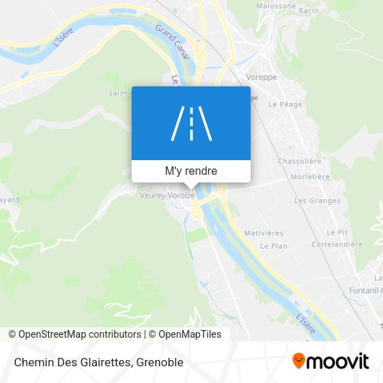Chemin Des Glairettes plan
