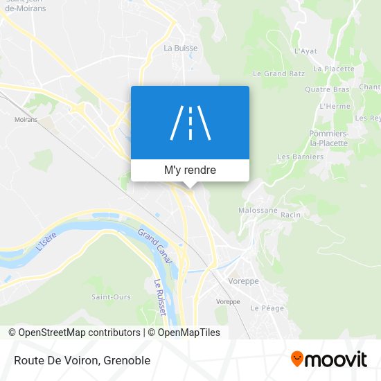 Route De Voiron plan