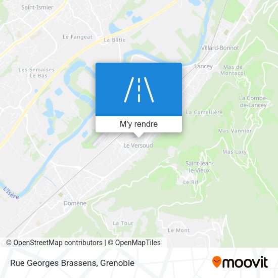 Rue Georges Brassens plan