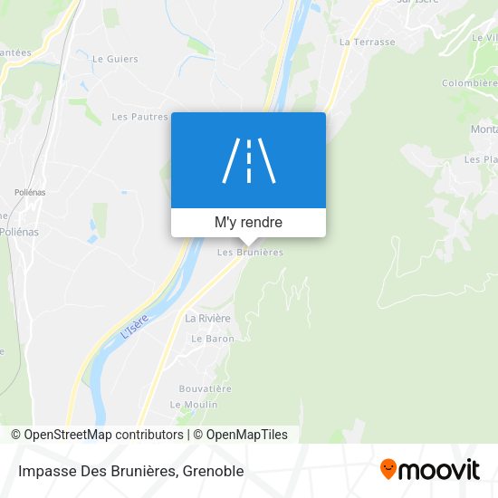 Impasse Des Brunières plan