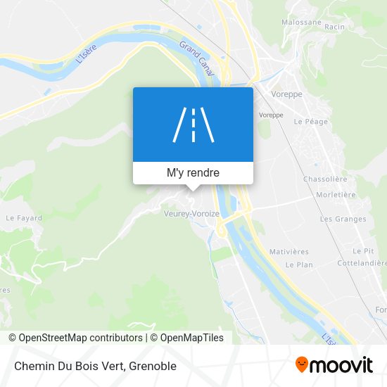Chemin Du Bois Vert plan