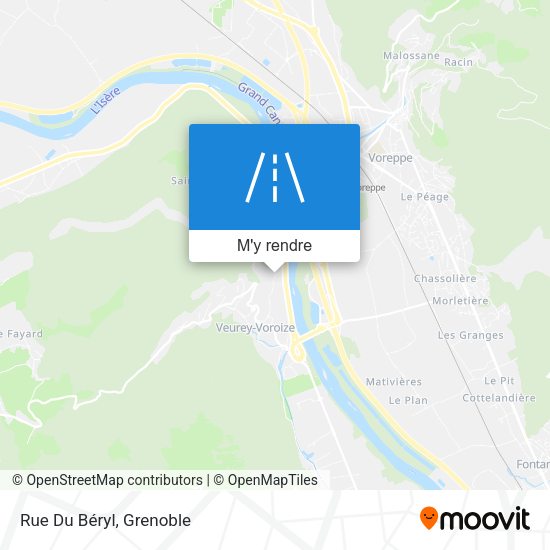 Rue Du Béryl plan