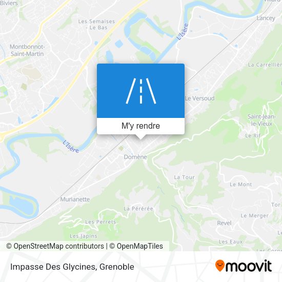 Impasse Des Glycines plan