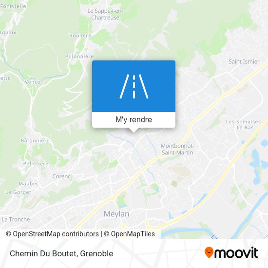 Chemin Du Boutet plan