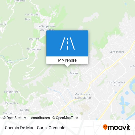 Chemin De Mont Garin plan