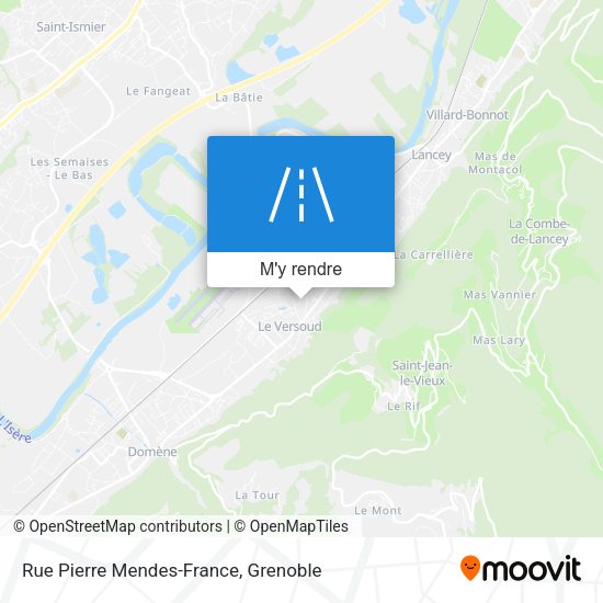 Rue Pierre Mendes-France plan