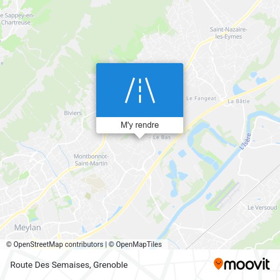 Route Des Semaises plan