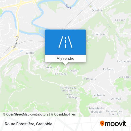 Route Forestière plan