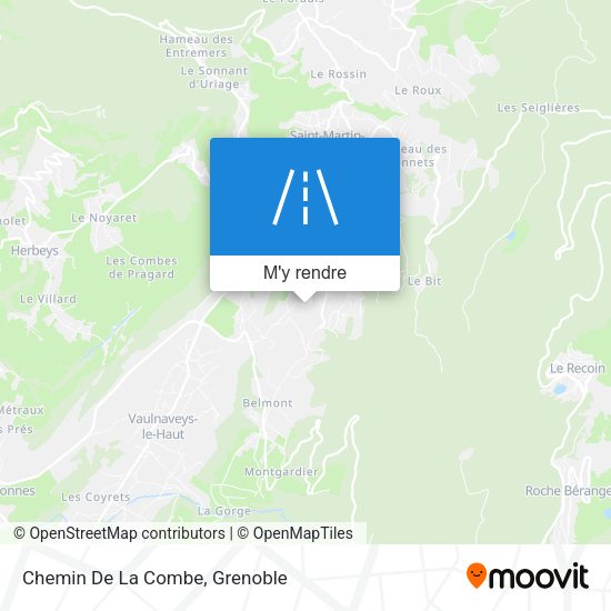 Chemin De La Combe plan