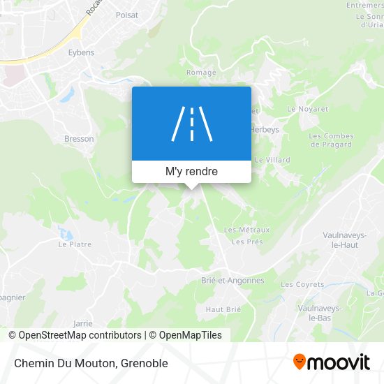 Chemin Du Mouton plan