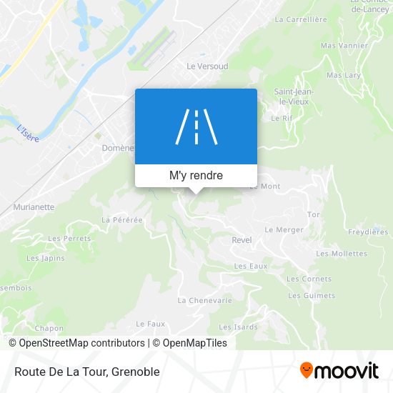 Route De La Tour plan