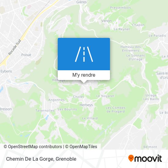Chemin De La Gorge plan