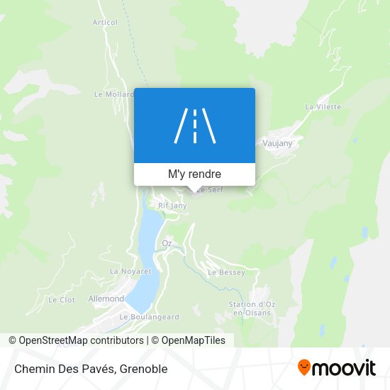 Chemin Des Pavés plan