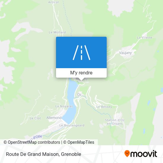 Route De Grand Maison plan