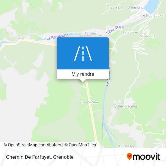 Chemin De Farfayet plan