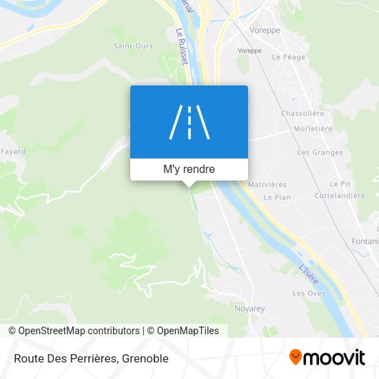 Route Des Perrières plan