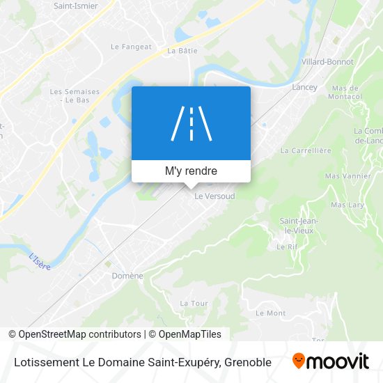 Lotissement Le Domaine Saint-Exupéry plan