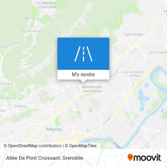 Allée De Pont Croissant plan