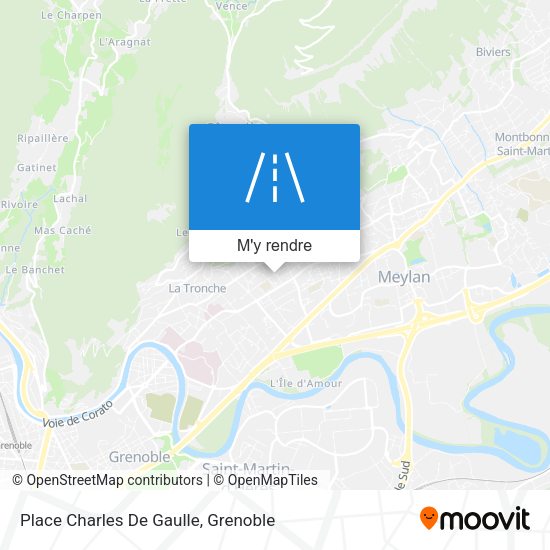 Place Charles De Gaulle plan
