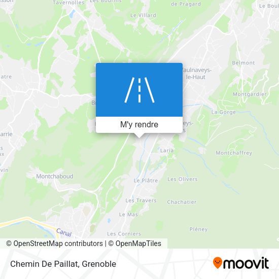 Chemin De Paillat plan
