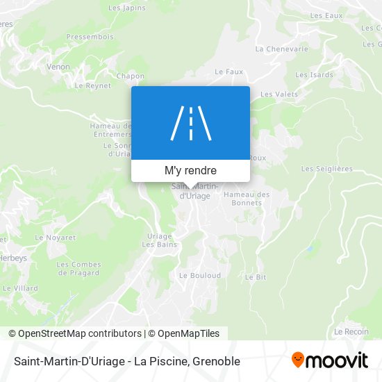 Saint-Martin-D'Uriage - La Piscine plan