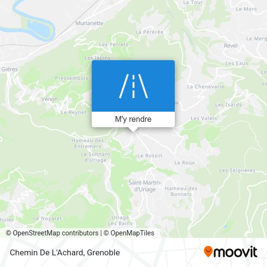 Chemin De L'Achard plan