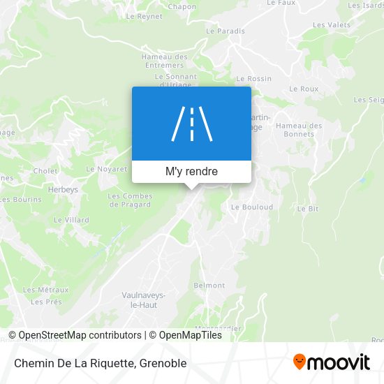 Chemin De La Riquette plan