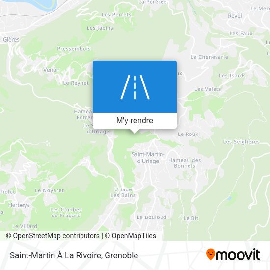Saint-Martin À La Rivoire plan