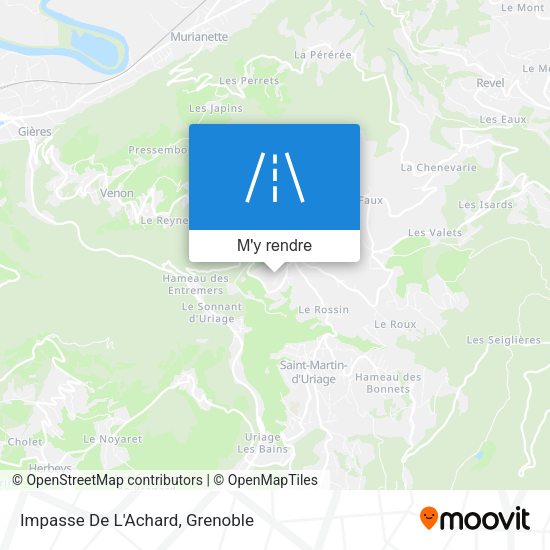 Impasse De L'Achard plan