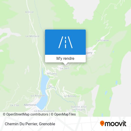Chemin Du Perrier plan