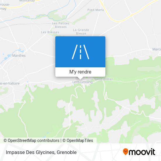 Impasse Des Glycines plan