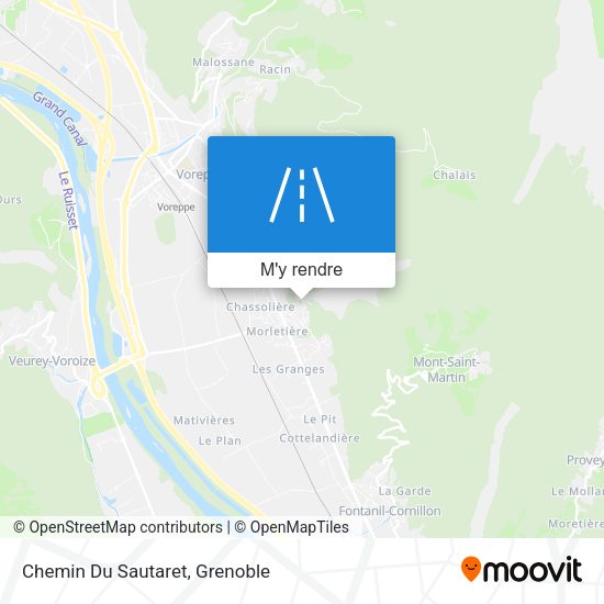 Chemin Du Sautaret plan