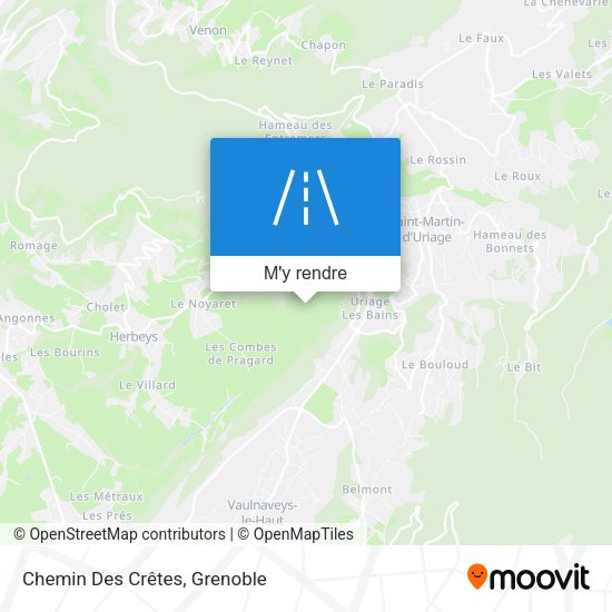 Chemin Des Crêtes plan