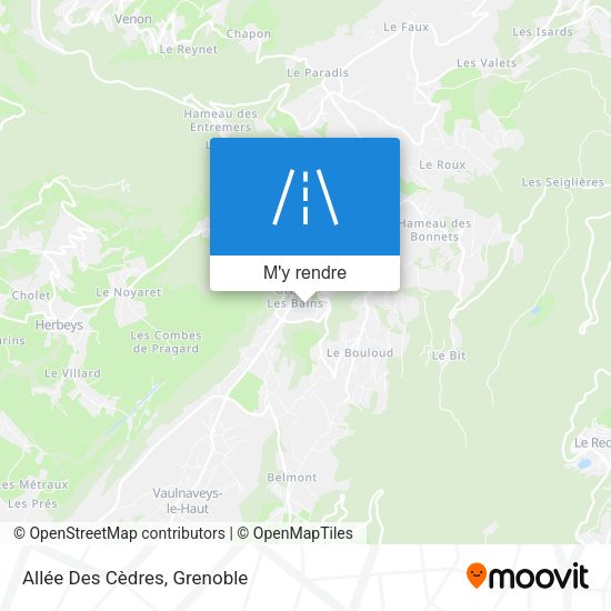 Allée Des Cèdres plan