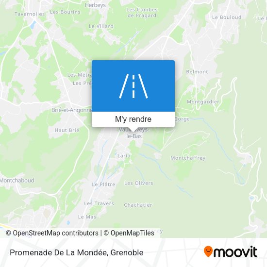 Promenade De La Mondée plan