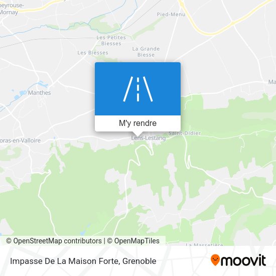 Impasse De La Maison Forte plan