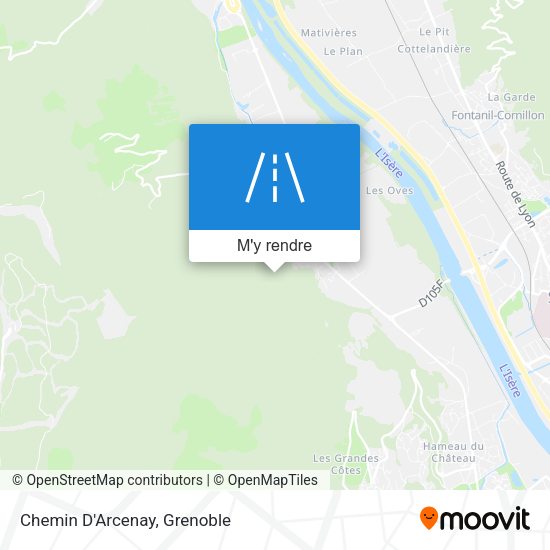 Chemin D'Arcenay plan