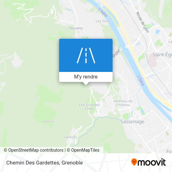 Chemin Des Gardettes plan