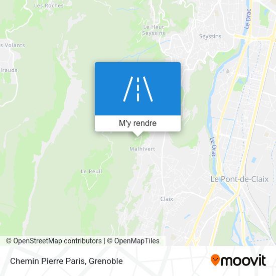 Chemin Pierre Paris plan