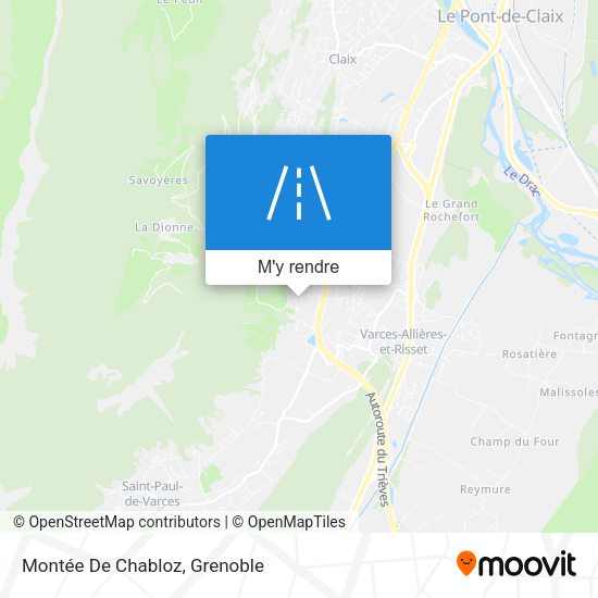 Montée De Chabloz plan