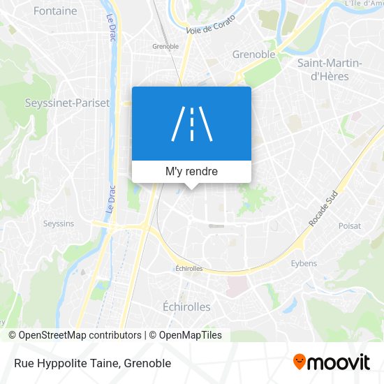 Rue Hyppolite Taine plan