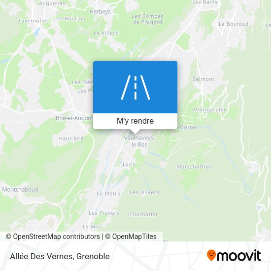 Allée Des Vernes plan