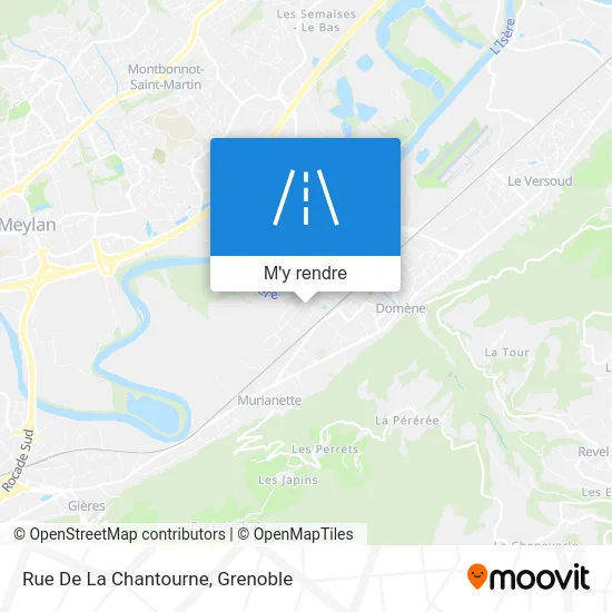 Rue De La Chantourne plan