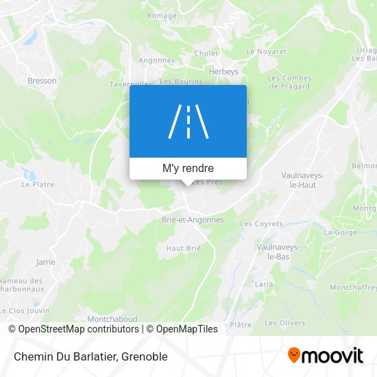 Chemin Du Barlatier plan