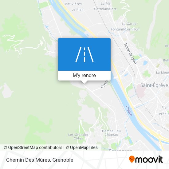 Chemin Des Mûres plan