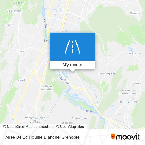 Allée De La Houille Blanche plan